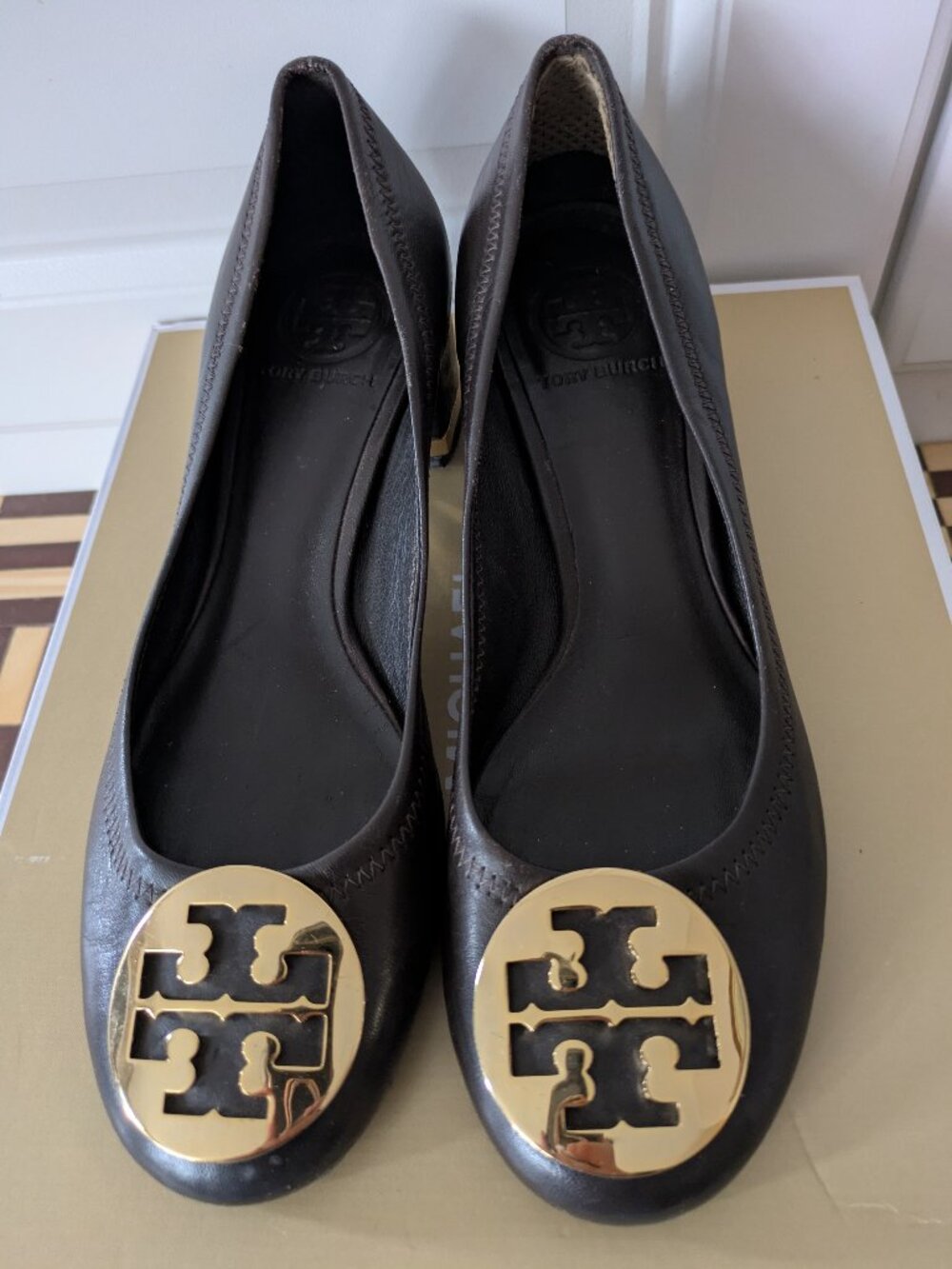 Tory Burch Brown leather shoe size 8
